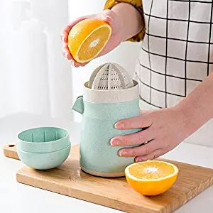 LSTACHi Orange Juicer Hand Manual Natural Straw Material Lemon Juice Press Squeezer Fruits Squeezer Citrus Juicer Fruit Reamers