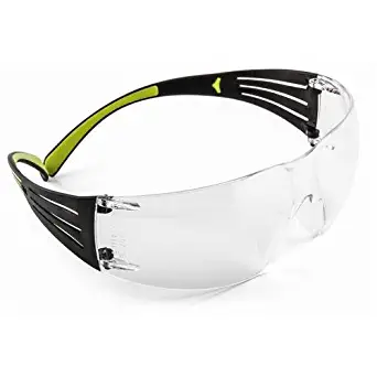 3M Clear Safety Glasses, Anti-Fog, Frameless