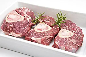 Hindshank Osso Bucco Grain Fed Veal, Avg 2" Cut, Frozen - 16 oz (Pack of 10), 10 Lb Case