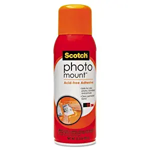 3M/Commercial Tape DIV 6094 Photo Mount Spray Adhesive, 10.25 oz, Aerosol