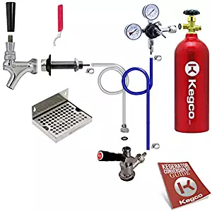 Kegco Deluxe Door Mount Kegerator Conversion Kit with 5 lb. Co2 Tank EBDCK-5T