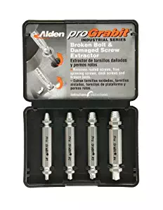 Alden 8440P Pro Grabit Broken Bolt and Damaged Screw Extractor 4 Piece Kit