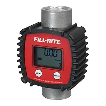 Fill-Rite FR1118A10 3-26 GPM In-line Digital Flow Meter, Aluminum