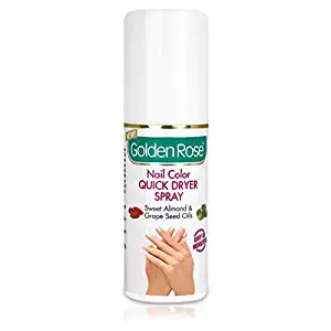 Nail Polish Dryer Spray with Sweet Almond & Grape Seed Oil, 55 Ml