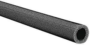 2-1/8" x 6 ft. Polyethylene Pipe Insulation, 3/8" Wall