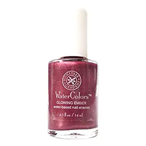 Honeybee Gardens WaterColors Nail Enamel Glowing Ember | Non Toxic | Water-based | Earth Friendly