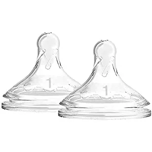 Dr. Brown's Options+ Wide-Neck Baby Bottle Nipple, Level One