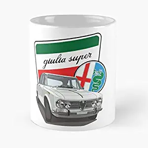 Alfa Romeo T Shirts Giulia Super Car - Ceramic Novelty Mugs 11 Oz, Funny Gift