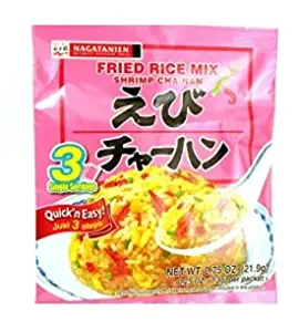 Nagatanien Fried Rice Mix Shrimp Cha-han Flavor 0.75oz, pack of 1