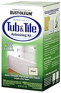 Rust-Oleum Available 7861519 Tub and Tile Refinishing 2-Part Kit, Almond