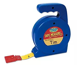 Learning Resources Play Tape Measure, 3 Feet Long, Construction Toy, Ages 4+