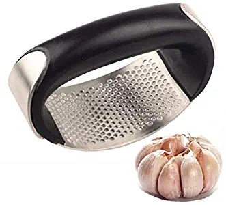 Grater Kitchen - Stainless Steel Garlic Presses Manual Mincer Chopping Curve Fruit Vegetable Gadgets - Multifunctional Steel Master Planer Press Tool Presses Ginger Stainless Garlic Slicer