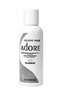 Adore Semi-Permanent Haircolor #150 Platinum 4 Ounce (118ml)