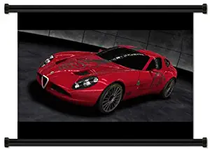 Alfa Romeo TZ3 Corsa Fabric Wall Scroll Poster (32" X 24") Inches