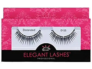 Elegant Lashes D125 (Volumizing and Lengthening Rhinestone False Eyelashes)