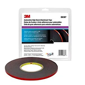 3M Automotive Acrylic Plus Premium Attachment Tape, 1/4" x 20 Yards, 45 mil. (3M-6387)