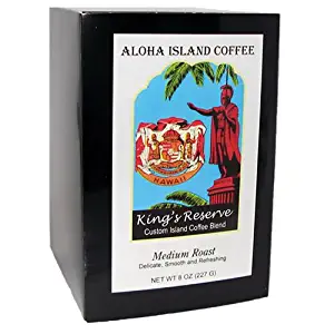 Senseo Pods of Kona Smooth Kings Reserve MEDIUM Roast Kona Hawaiian Coffee, Soft Coffee Pods, Reusable Pod Adapter is Available for K-cup Brewing Systems