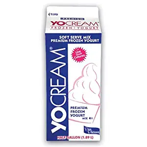 Yocream Yogurt Mix, Milk Chocolate Low-Fat Soft Serve, 64 Ounce -- 6 per case.