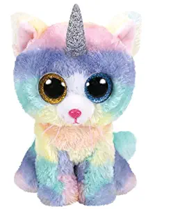 Ty Beanie Boos Heather - Unicorn Cat