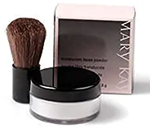 Mary Kay Mini Translucent Loose Powder + Mini Brush ~ Travel Size 1.6g of Powder