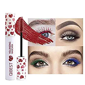 Waterproof Mascara Bellesky Colored Lashes Mascara 7 PCS Voluminous and Long lasting Mascara for Eyelash Eye Makeup