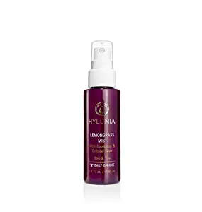 Hylunia Lemongrass Mist - 1.7 fl oz - Anti-Aging for Wrinkles - with Colloidal Silver, Aloe Vera and Eucalyptus Essential Oil - Natural Vegan Moisturizer - Eczema - Acne - Rapid Skin Repair - Travel