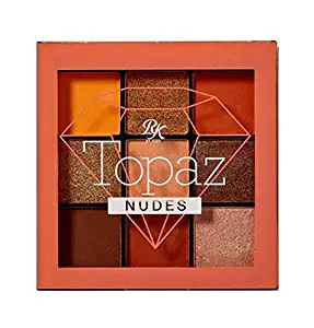 Ruby Kisses Makeup Palette 9 Color Eyeshadow Set (Topaz)