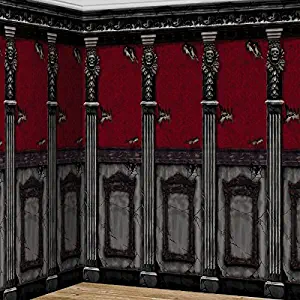 Amscan 676108 Gothic Mansion Room Roll 2 pcs