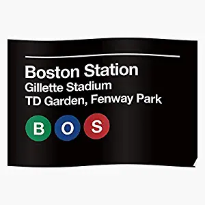 ARCHERS Sox Stadium Park Boston Patriots Gillette Bruins Celtics Fenway Td Garden Red The Best and Style Home Decor Wall Art Print Poster with only Size 16x24 inch