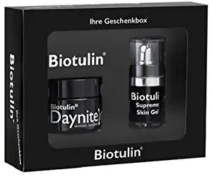 Biotulin Gift Box - Supreme Skin Gel Facial Lotion Reduces Wrinkles Anti Aging Treatment - 15 ml, Daynite24+ Absolute Face Cream 50ml Day & Night Hyaluronic Acid Rapid Wrinkle Repair