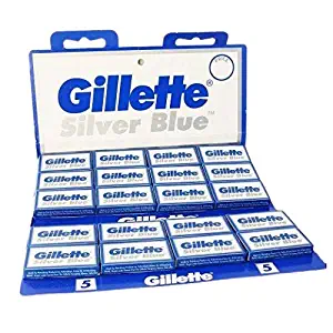 Gillette Gillette silver blue double edge razor blades 100ct, 100 Count