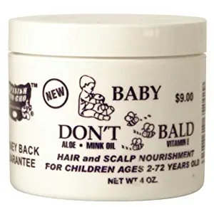 Baby Don't Be Bald Hair and Scalp Nourishment 4 Oz