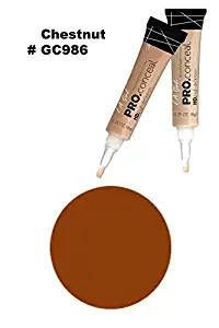 LA Girl Pro High Definition Concealer (3, GC 986 Chestnut)