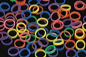 Neon 3/16" 6 Oz. X-Heavy - Orthodontic Elastic -For Braces - Dental Rubber Bands