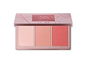 VT X BTS Super Tempting Cheek Palette/blusher palette, blusher makeup, 3 color blusher (02 FOREVER YOUNG)