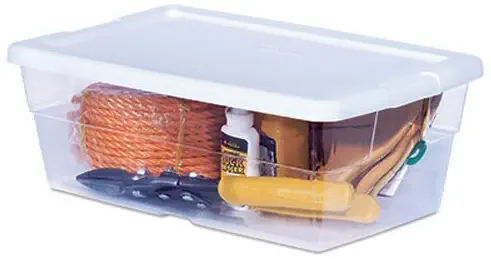 STERILITE 6QT Stor Box/WHT Lid