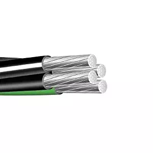 100' 2-2-2-4 Aluminum Mobile Home Feeder Cable 600V