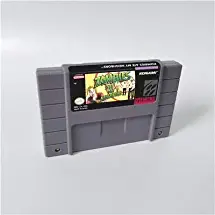 Game card - Game Cartridge 16 Bit SNES , Game Zombies Ate My Neighbors - Action Game Card US Version