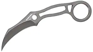 Schrade SCH111 6.3in High Carbon Stainless Steel Full Tang Karambit Knife with 3in Blade and S.S. Handle for Outdoor Survival, Tactical and EDC