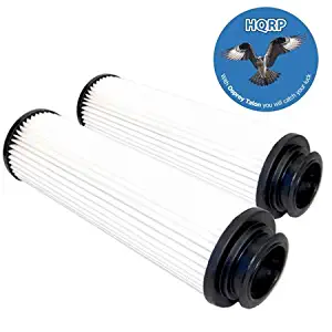 HQRP 2-Pack Hepa Filter for Hoover WindTunnel Dual V, V2, Savvy, Empower Bagless Upright Vacuum Cleaners, Type 201# 40140201 Replacement Plus Coaster