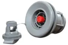 Halkey-Roberts(HR) Air Valve for Inflatable Boat Raft in Gray