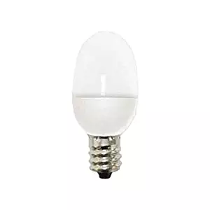 GE Lighting 14150 C7 LED Night Light Bulb with Candelabra Base, 0.5-Watt, White, 2-Pack