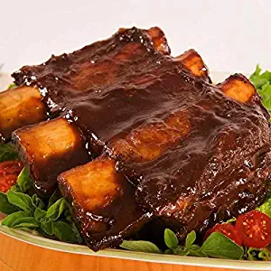 Burgers' Smokehouse Fully Cooked Signature Sauced Beef Short Ribs (One 3-4 lb. Slab)