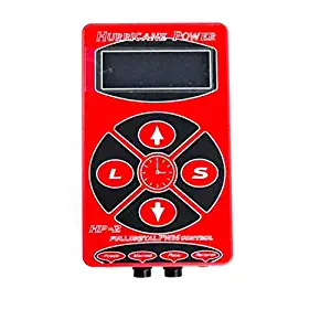 JellyfishPro Tattoo Supply Intelligent Digital LCD Tattoo Power Supply Hurricane HP-2 Unit Supply (red)