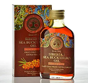 Siberian Sea Buckthorn Oil 100 Ml, Premium Quality, Extra Virgin, First Cold Press - 3.4 Fl Oz