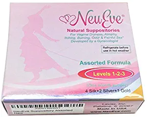 NeuEve Assorted Formulas (3 Levels + Cream) – for Vaginal Dryness, Painful Sex, Itching & Odor – Natural Moisturizer, Lube & Deodorant