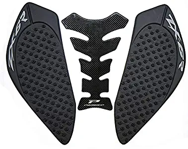 KYN for Kawasaki ZX6R 2009 2010 2011 2012 2013 2014 2015 2016 2017 2018 2019 Motorcycle 3M Gas Tank Pad Anti Slip Stickers Side Fuel Gas Grip Decal Protector (Black)