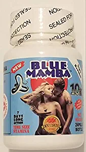 Blue Mamba 10k 24ct Triple Maximum Sexual Libido Male Enhancement Longer Harder Erection Male Sex Pills