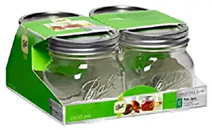 Ball Collection Elite Wide Mount 16Oz Pint Jars (Pack of 4)