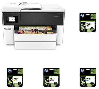 HP OfficeJet Pro 7740 Wireless All-in-One Printer + XL High Yield Ink Cartridges